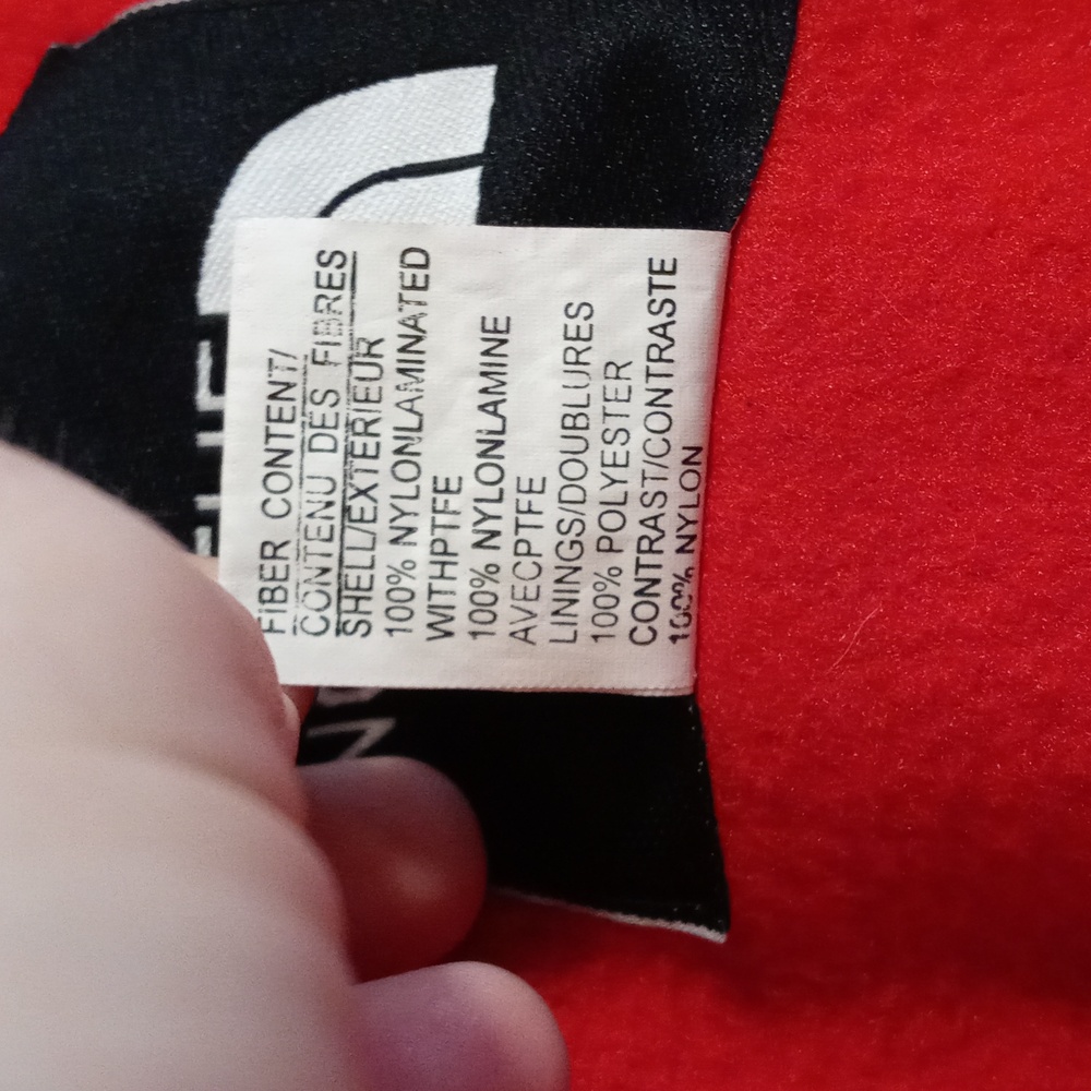 🌬VTG The North Face🌬 - Red/Black Denali Gore-Tex Windstopper Fleece Jacket - Picture 11 of 14